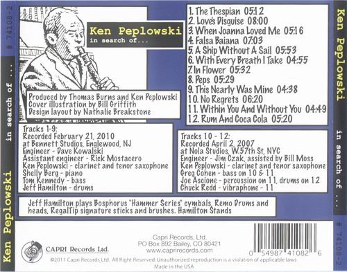 Ken Peplowski - In Search of... (2011) CD Rip