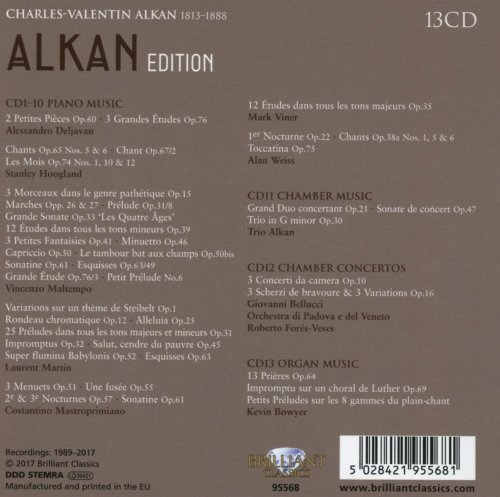 Vincenzo Maltempo, Mark Viner, Laurent Martin, Alan Weiss - Alkan: Edition (2017)