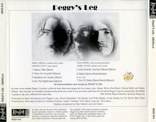 Peggy's Leg - Grinilla (Reissue) (1973/2001)