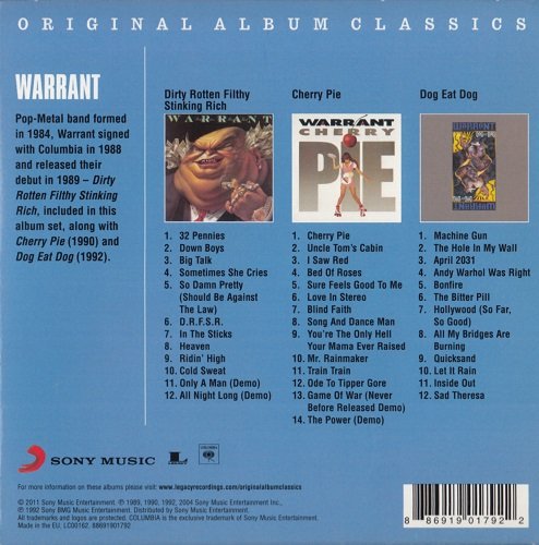 Warrant - Original Album Classics (2011) CD-Rip