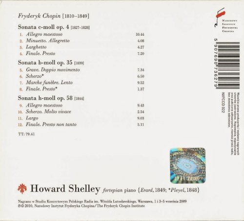 Howard Shelley - Chopin: Sonatas Opp. 4, 35, 58 (2011)