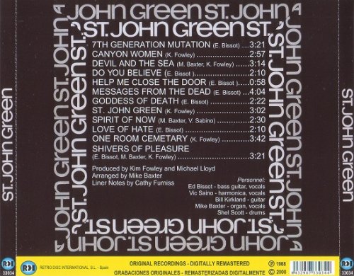 St. John Green - St. John Green (Reissue) (1968/2008)