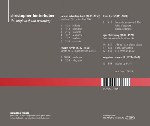 Christopher Hinterhuber - The Original Debut Recording (2020)
