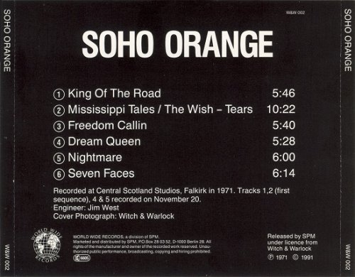 Soho Orange - Soho Orange (Reissue) (1971/1989)