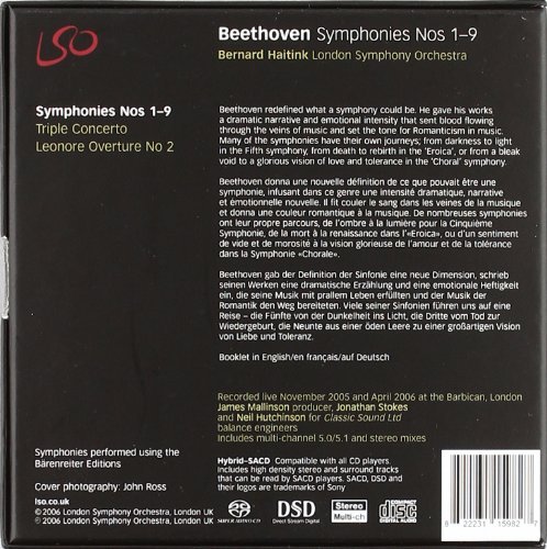 Bernard Haitink - Beethoven: Symphonies Nos 1-9 Special Edition Box Set (6 SACDs) (2006)