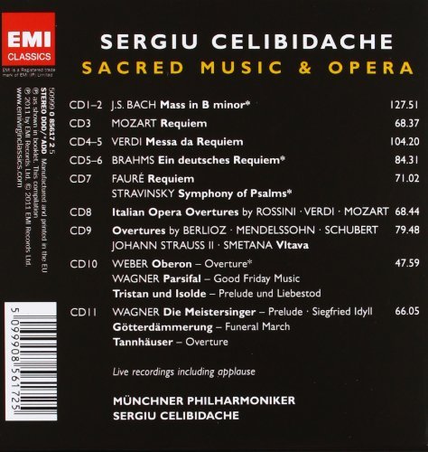 Celibidache - Celibidache 4: Sacred Music and Opera (2011)