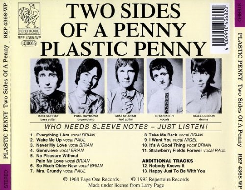 Plastic Penny - Two Sides Of A Penny (Reissue) (1968/1993)