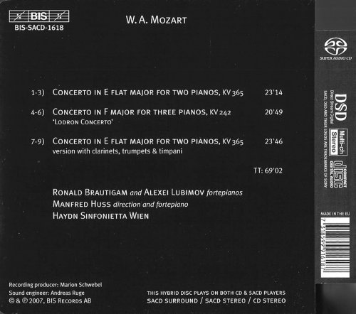 Ronald Brautigam, Alexei Lubimov, Manfred Huss - Mozart: Concertos for Two and Three Pianos (2007) Hi-Res