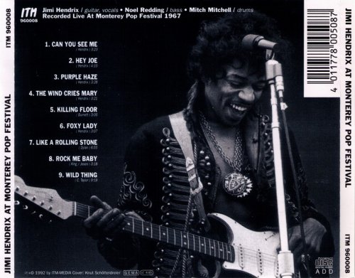 Jimi Hendrix - Live At Monterey Pop Festival (1992)