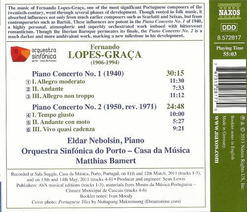 Eldar Nebolsin - Lopes-Graça: Piano Concertos Nos.1 & 2 (2013)