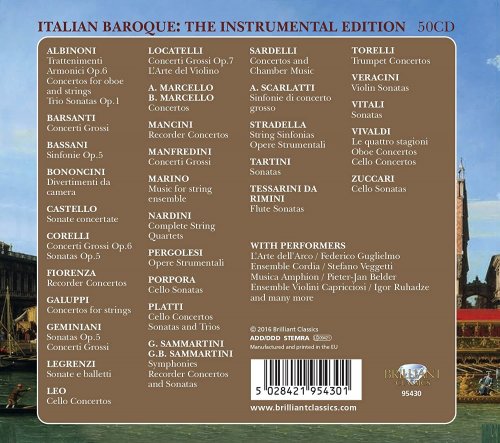 Italian Baroque: The Instrumental Edition Vol. 1-7 (2016)