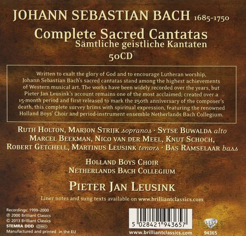 J.S. Bach: Complete Sacred Cantatas - Sämtliche geistliche Kantaten (2013)