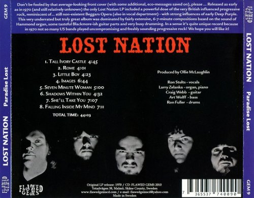 Lost Nation - Paradise Lost (Reissue) (1970/2010)