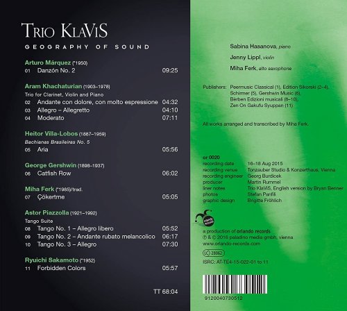 Trio KlaViS - Geography of Sound (2016/2020)