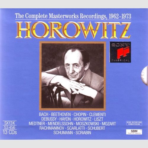 Vladimir Horowitz - The Complete Masterworks Recordings (13CD BoxSet) (1993)