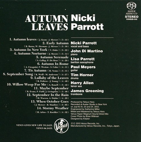 Nicki Parrott - Autumn Leaves (2012) [2015 SACD]