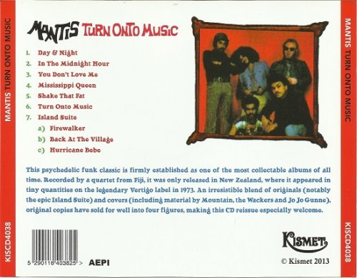 Mantis - Turn On To Music (Reissue) (1973/2013)