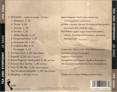 Tea And Symphony - Jo Sago (Reissue) (1970/2007)