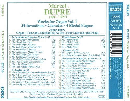 James Biery - Dupré: Works for Organ, Vol. 1 (1997)