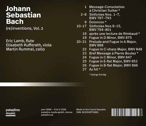 Eric Lamb - Bach: (re)inventions, Vol. 2 (2019/2020)