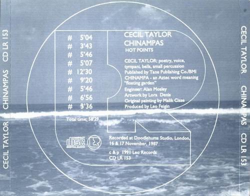 Cecil Taylor - Chinampas (1987)
