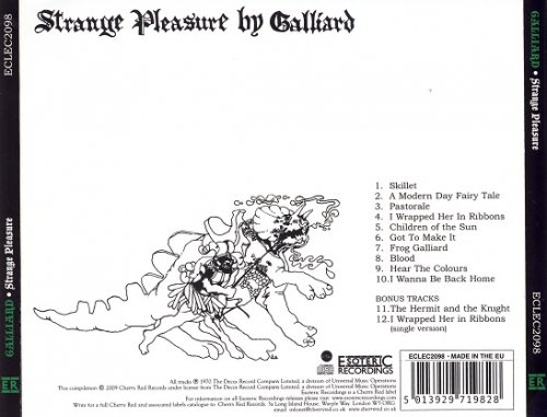 Galliard - Strange Pleasure (Reissue, Remastered, Bonus Tracks) (1969/2009)