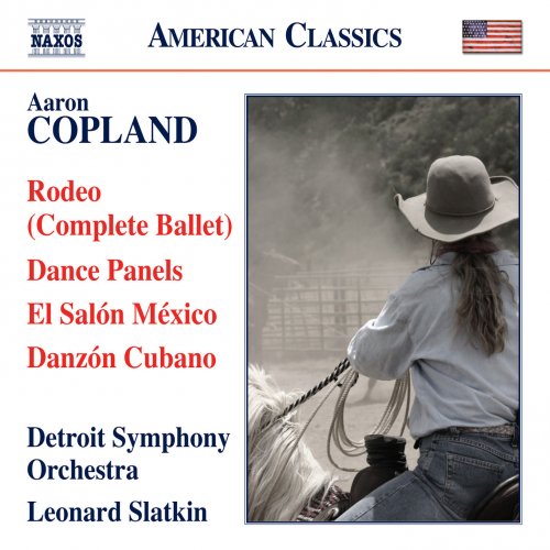 Detroit Symphony Orchestra, Leonard Slatkin - Copland: Rodeo, Dance Panels, El Salón México & Danzón Cubano (2013) [Hi-Res]