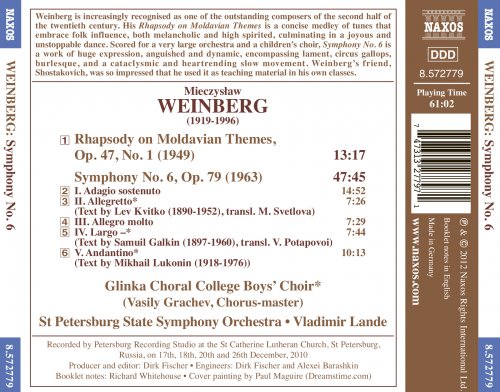 Vladimir Lande - Weinberg: Symphony No. 6 - Rhapsody on Moldavian Themes (2012) [Hi-Res]