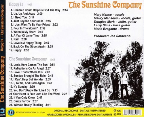 The Sunshine Company - Happy Is + The Sunshine Company (Remastered) (1967-68/2008)