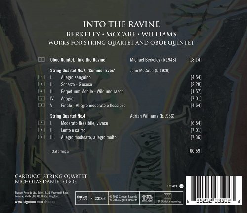 Carducci Quartet, Nicholas Daniel - Into the Ravine (2013) [Hi-Res]