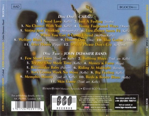 John Dummer Blues Band - Cabal / John Dummer Band (Reissue) (1969/2010)