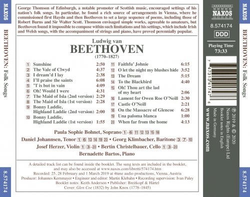 Josef Herzer and Paula Sophie Bohnet - Beethoven: Folk Songs (2020) [Hi-Res]