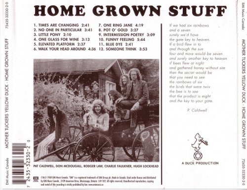 Mother Tuckers Yellow Duck - Home Grown Stuff (Reissue) (1969/2001)