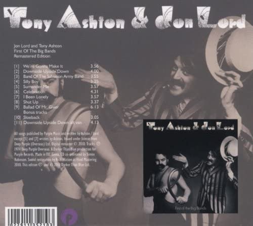 Tony Ashton & Jon Lord - First Of The Big Bands (Reissue, Remastered, Bonus Tracks) (1974/2010)