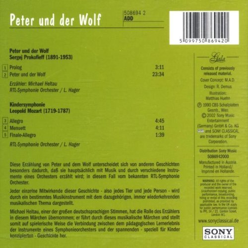 Michael Heltau - Prokofiev: Peter und der Wolf (2002/2020)