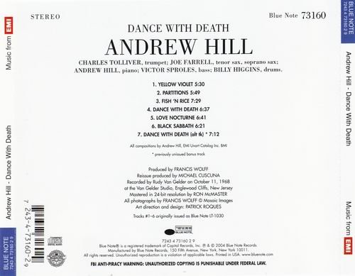 Andrew Hill - Dance With Death (1968) CD Rip