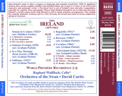 Raphael Wallfisch, Orchestra of the Swan, David Curtis - Ireland: Music for String Orchestra (2016) [Hi-Res]