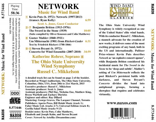 Katherine Rohrer, Scott A. Jones & Russel C. Mikkelson, The Ohio State University Wind Symphony - Network (2016) [Hi-Res]