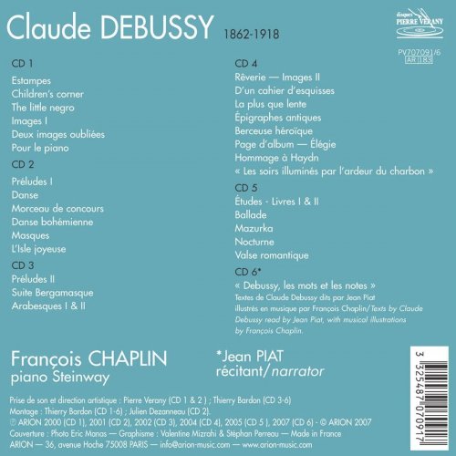 François Chaplin - L'intégrale de Debussy par Francois Chaplin (2007)