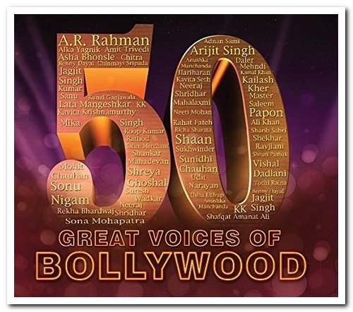 VA - 50 Great Voices Of Bollywood [3CD Box Set] (2015)