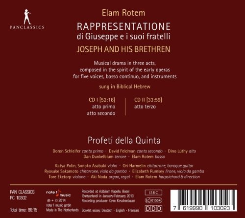 Profeti della Quinta - Rappresentatione Di Giuseppe E I Suoi Fratelli (2014/2020)