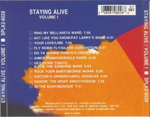 VA - Staying Alive – Volume 1 (1974–83/1990)