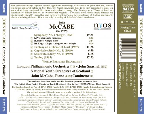 John McCabe, London Philharmonic Orchestra, National Youth Orchestra of Scotland, John Snashall - John McCabe: Composer, Pianist & Conductor (2014) [Hi-Res]