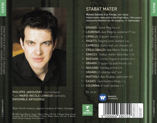 Philippe Jaroussky - Stabat Mater & Motets To The Virgin Mary (2006)