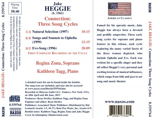 Regina Zona, Kathleen Tagg - Connection: Three Song Cycles of Jake Heggie (2014) [Hi-Res]