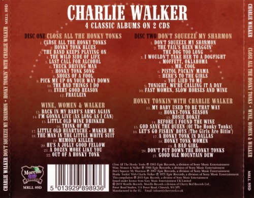 Charlie Walker - Four Classics Albums (2019) CD-Rip