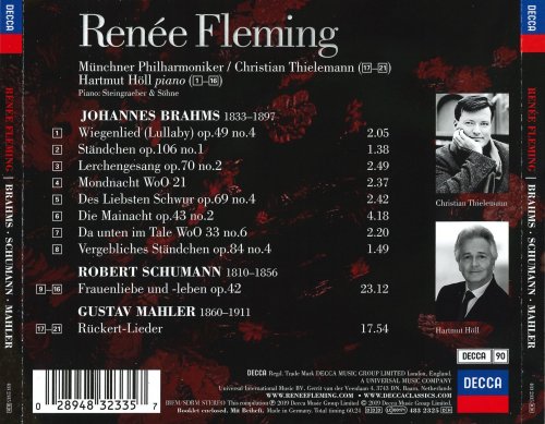 Renée Fleming - Brahms, Schumann & Mahler: Lieder (2019) CD-Rip