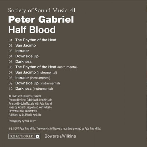 Peter Gabriel - Half Blood (2011) [Hi-Res]