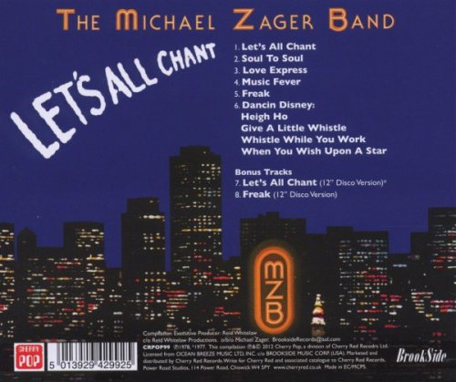 The Michael Zager Band - Let's All Chant (Reissue) (1978/2012)