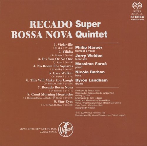 Super Quintet - Recado Bossa Nova (2018) [2020 SACD]